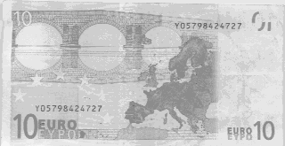 EURO: due numeri di serie con checksum sul retro di ciascuna banconota