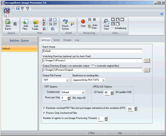 Recogniform Image Processor