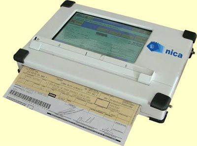 A typical complete mobile device for digitizing documents, a good solution when the acquisition of documents is systematic and when your budget allows anyone to use