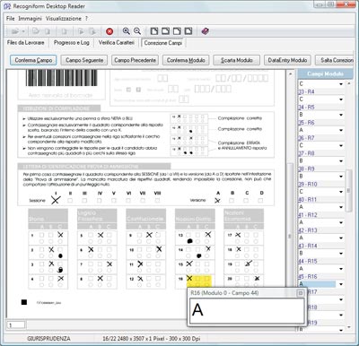 Simple and intuitive graphical interface makes the validation phase of suspect data extremely fast and immediate