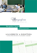 The data capture in the field of university and teaching