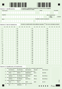 Lettura ottica questionari ricevuti via fax OCR, ICR, OMR, BCR