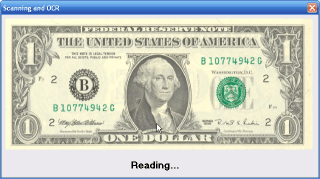 Dollar: two serial numbers on the front of each banconot